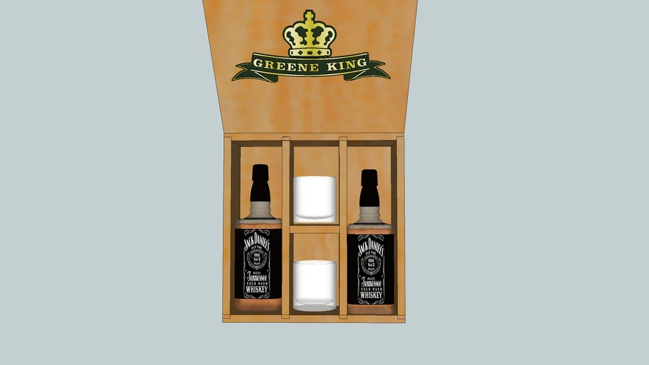 Liquor Box 3D Warehouse