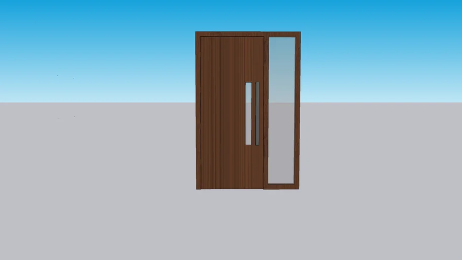 Minimalist Door + Window 132+200cm