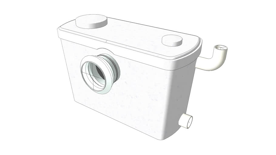 Toilet Pump Shredder WC Pompa rozdrabniacz 3D Warehouse