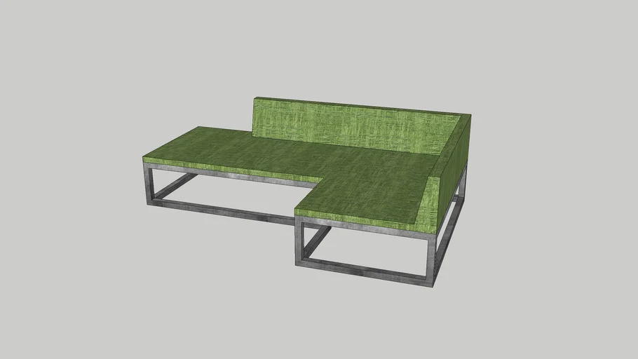 Green Corner Couch 3D Warehouse