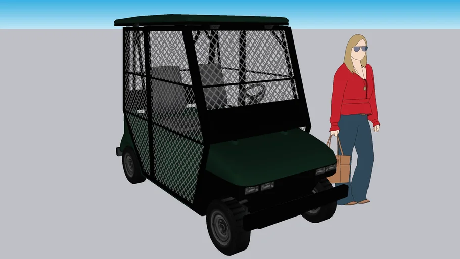 golf car 3d warehouse