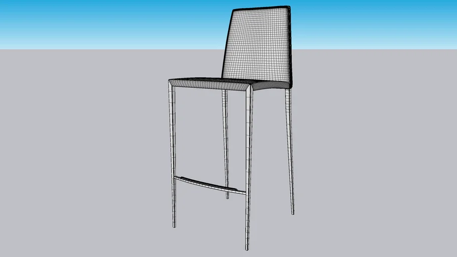 Calligaris Aida Bar stool 3D Warehouse