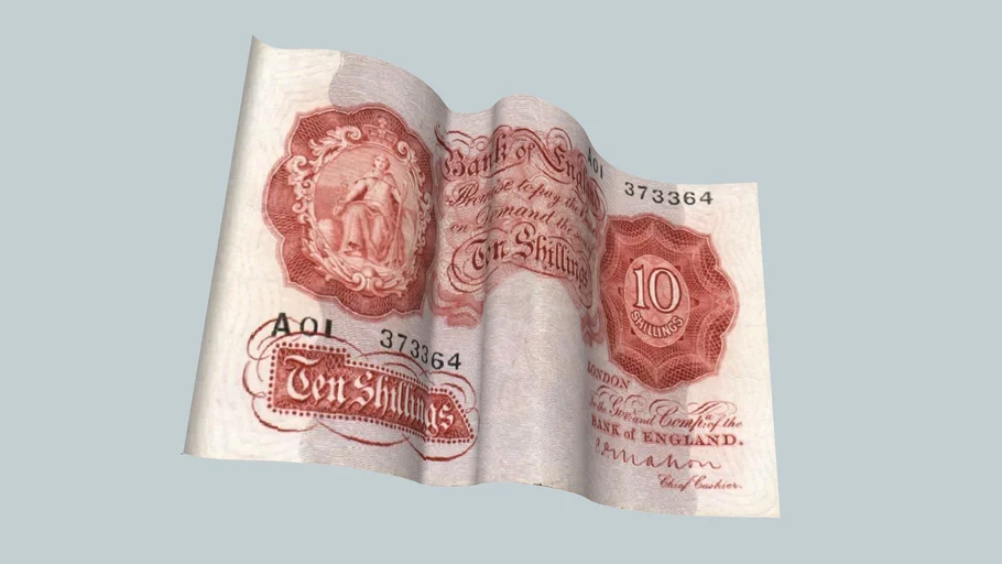 Ten Bob Note! 1950's UK | 3D Warehouse