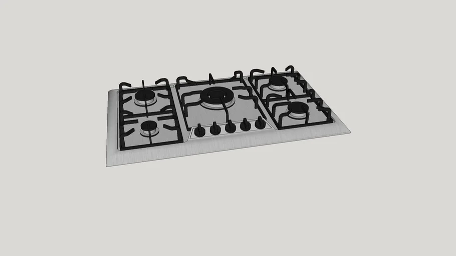 Cooktop Bocas Brastemp Gourmand 3D Warehouse, 59% OFF