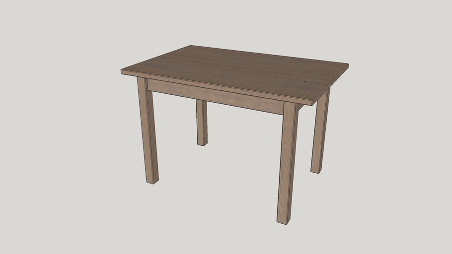 IKEA SUNDVIK Children's table, greybrown 3D Warehouse