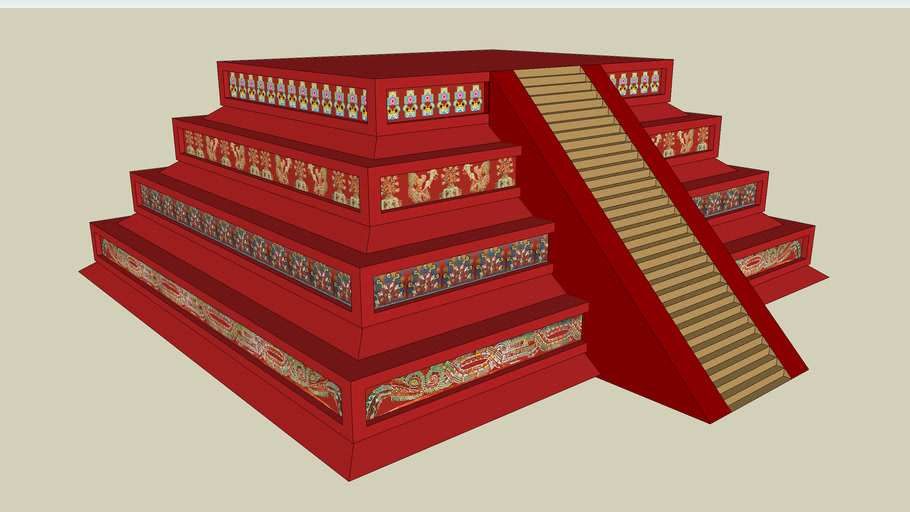 Teotihuacan TaludTablero Pyramid 3D Warehouse