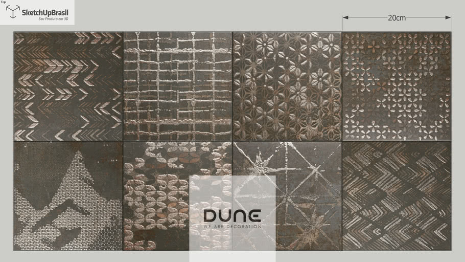 DUNE_Diurne Oxide Ethnic 20x20cm