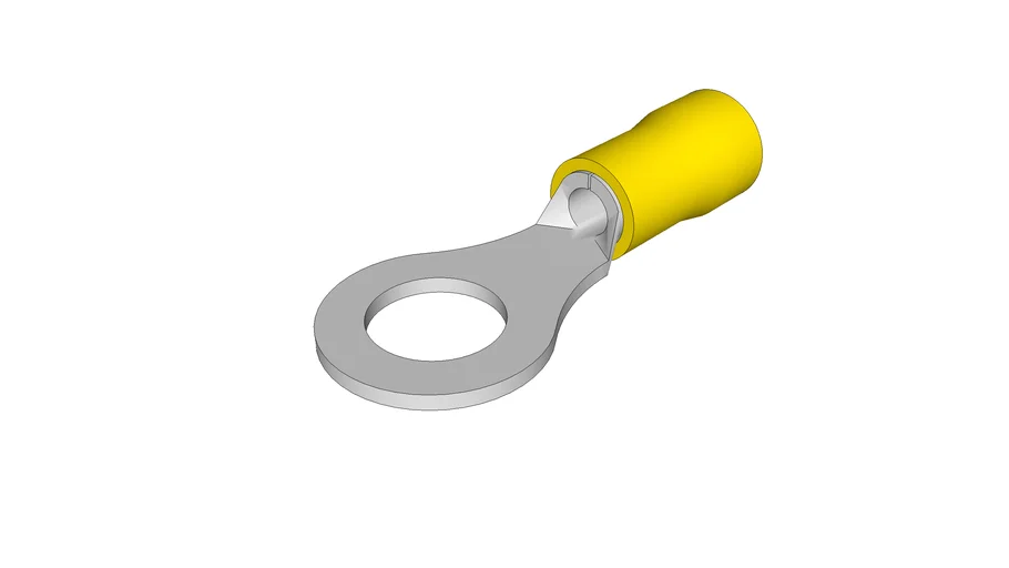 M8 Crimp Ring Terminal 3D Warehouse
