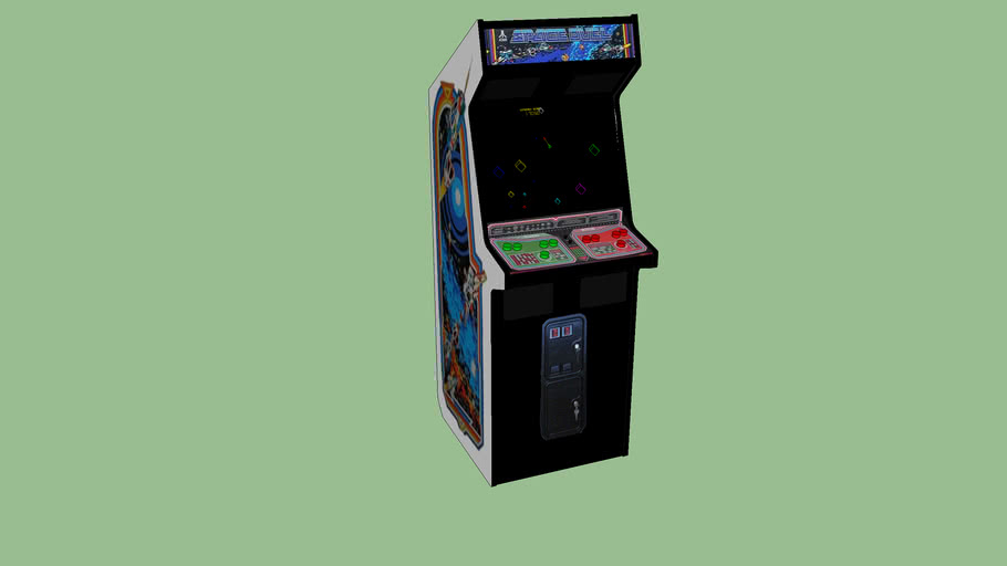 Atari Space Duel Arcade Game