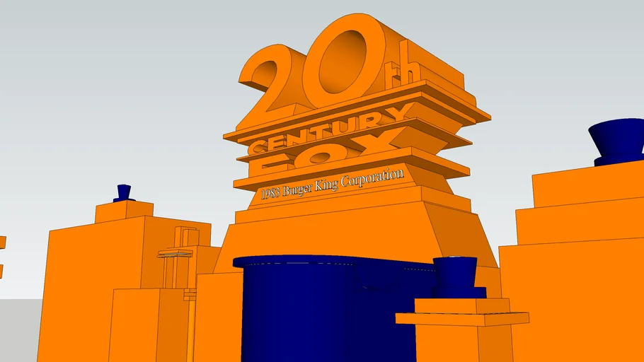 20th fox 3d. 20th Century Fox 3d Warehouse. 20th Century Fox TCF. 20th Century Fox Sketchup. Tinkercad 20 век Фокс.