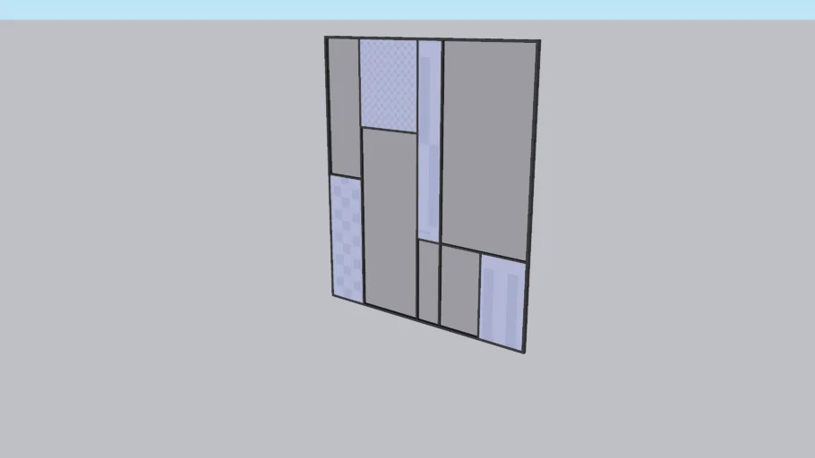 Glass partition