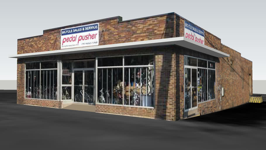 Pedal Pusher Bike Shop 3D Warehouse