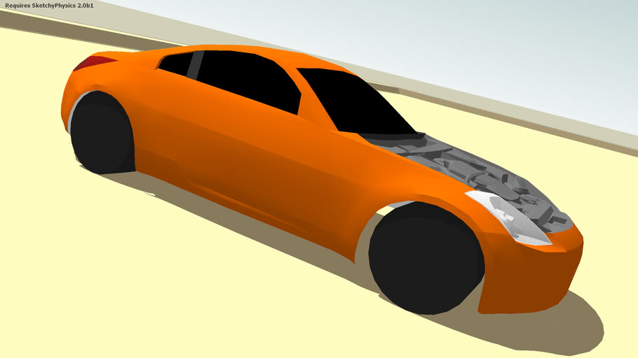 Sketchyphysics Nissan 350Z | 3D Warehouse