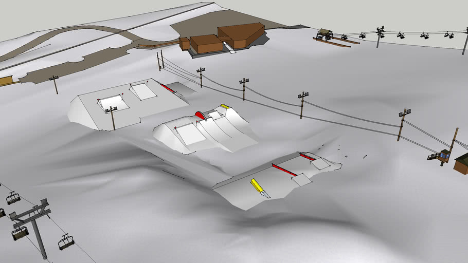 Snowboard Park & Resort 3D Warehouse