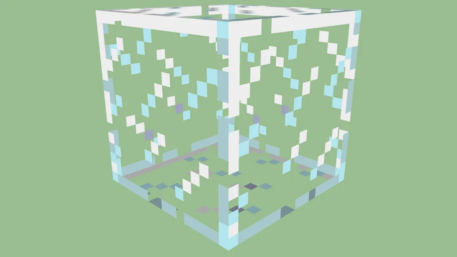 Minecraft Glass Block by Zapperier 3D Warehouse