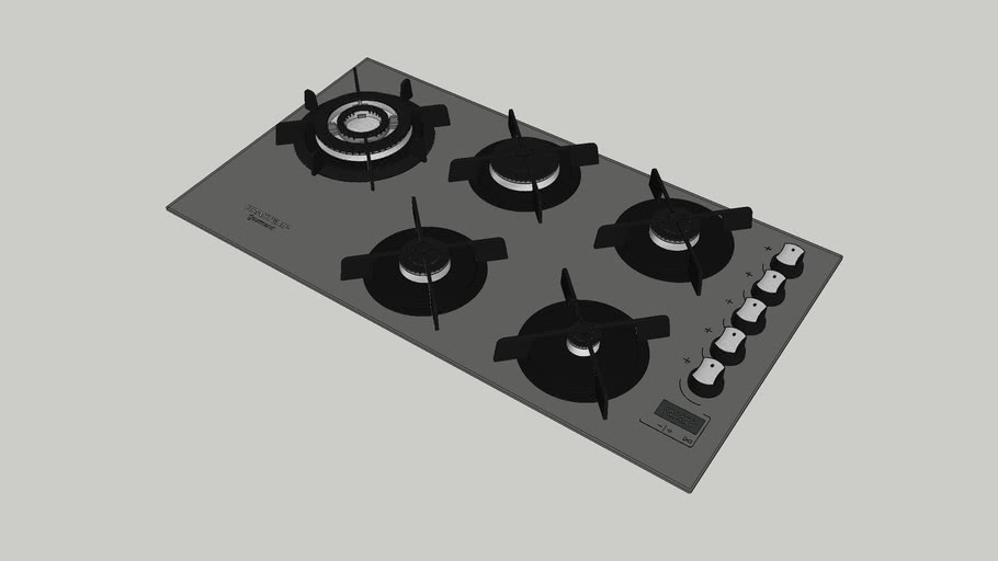 COOKTOP BRASTEMP GOUMAND 5 BOCAS 3D Warehouse