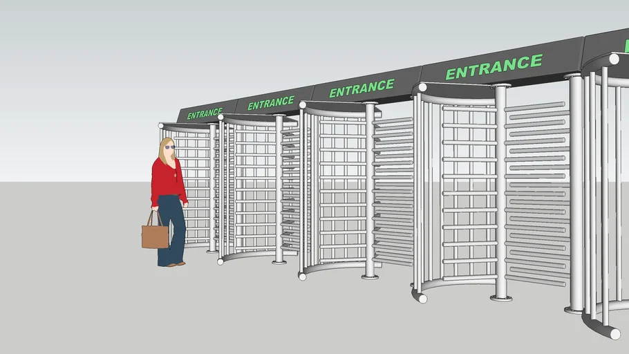 Full height turnstile