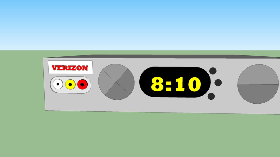 VERIZON FIOS Cable Box 3D Warehouse