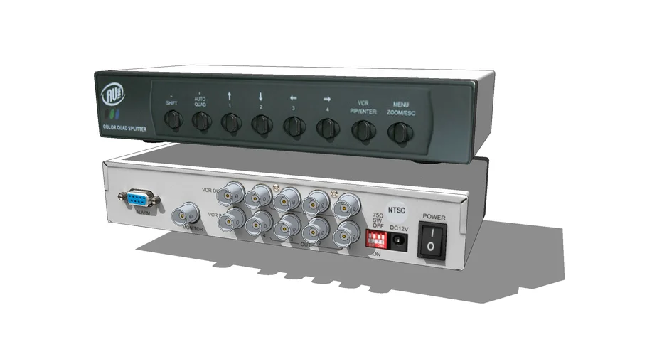 AV Toolbox AVT-8120 Desktop Quad Splitter Generator | 3D Warehouse
