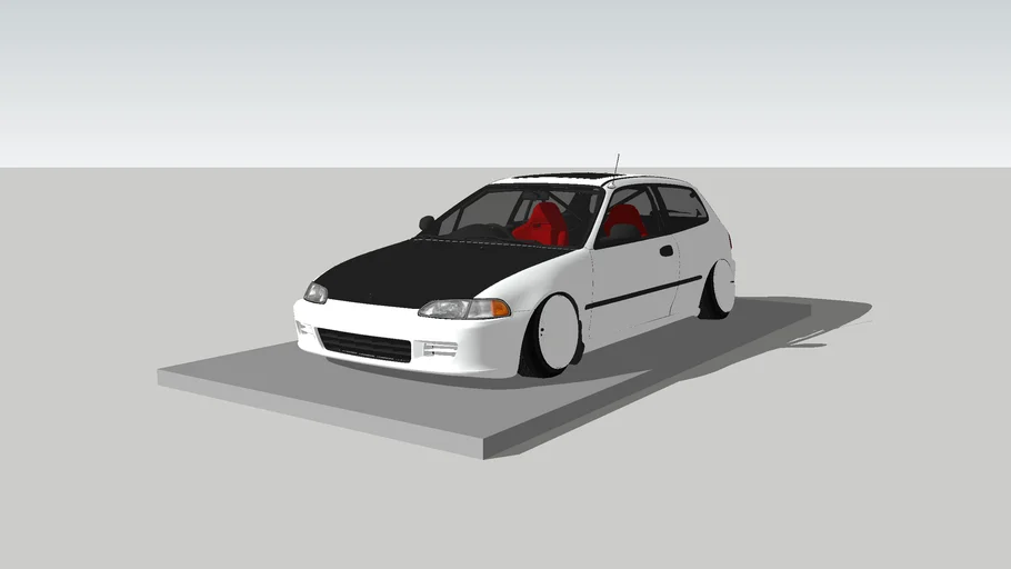 Honda Civic Hatchback Estilo Static 3d Warehouse 8777