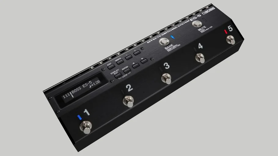 Boss ES 5 Guitar Switcher Pedal - Model - 3D Warehouse