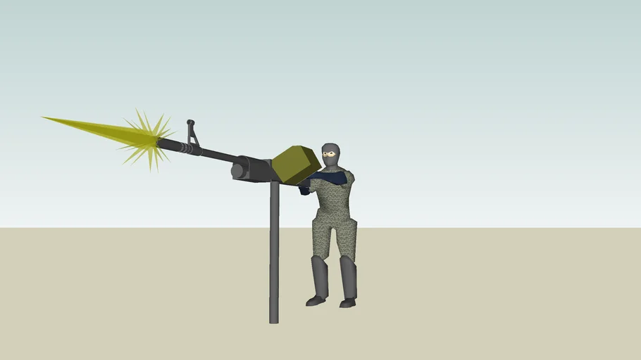 PLF Machine Gun nest 3D Warehouse