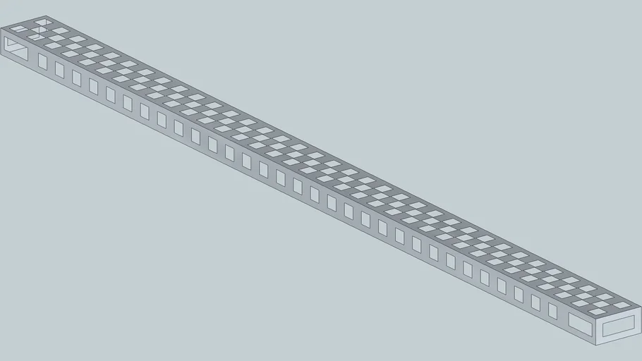 VEX 2x1 Chassis Rail | 3D Warehouse