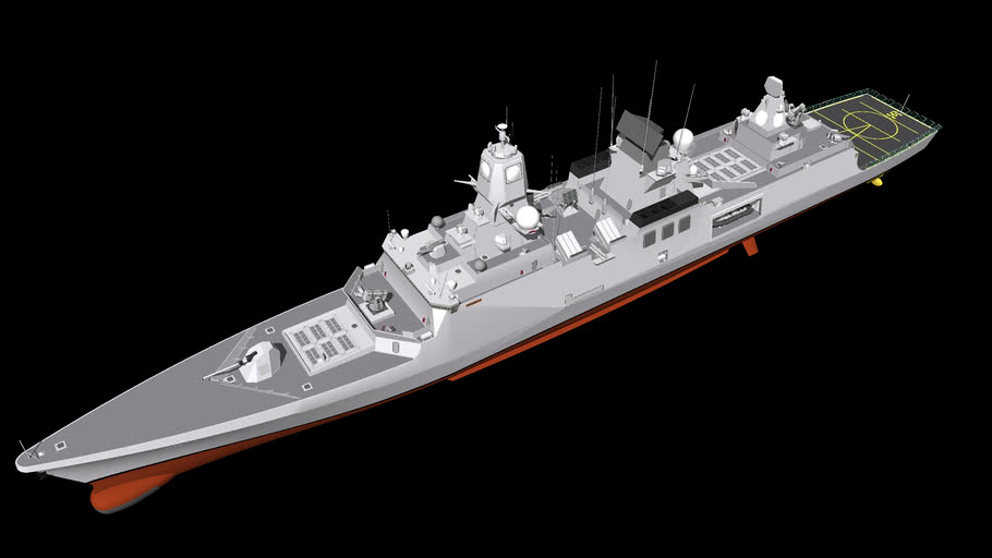 IDF+ISRAELI+NAVY+FUTURE+DESTROYER+DESIGN+CLASS+JERUSALEM | 3D Warehouse