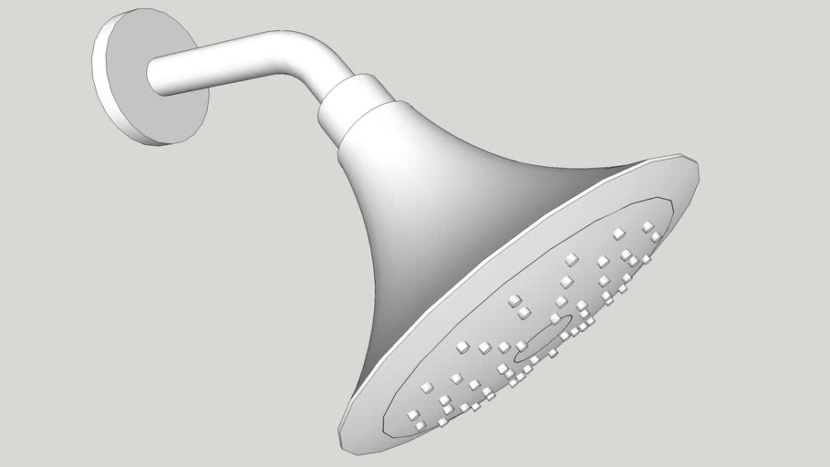 KOHLER Forte 1Spray 5.5 in. Single Wall Mount Fixed Shower Head 3D