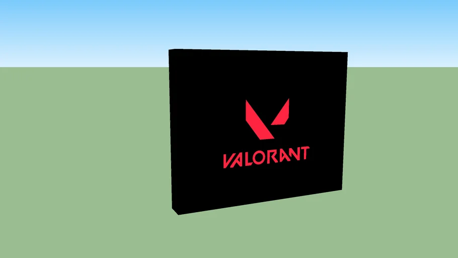 Valorant logo | 3D Warehouse