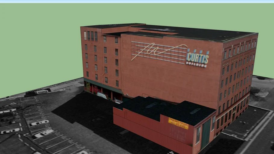 The Curtis Building, Evansville, Indiana 3D Warehouse