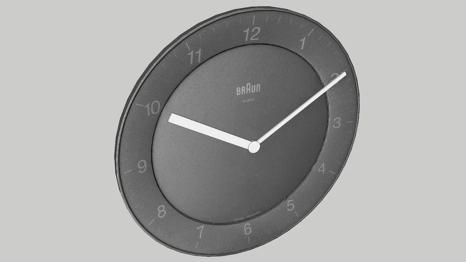 Wall Clock Braun Classic BNC006 | 3D Warehouse
