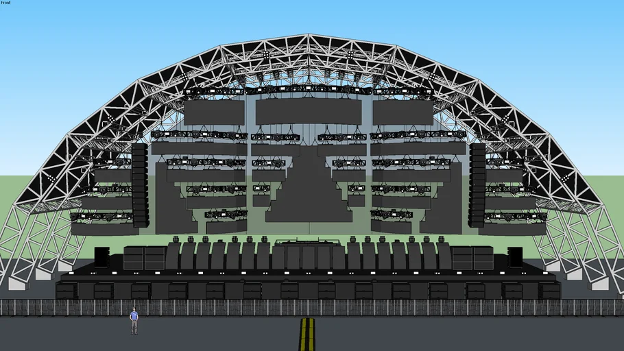 DJ Stage (own desing) 3D Warehouse