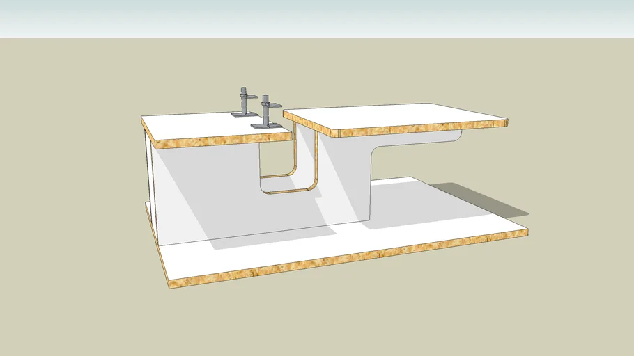 Silk Screen Printing Rig (Monochrome) 3D Warehouse