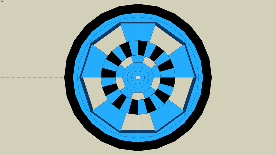 Solarbotics GMPW-LB Blue Wheel