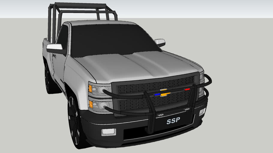 Chevrolet Silverado Model 2016 Patrol 3d Warehouse 4130