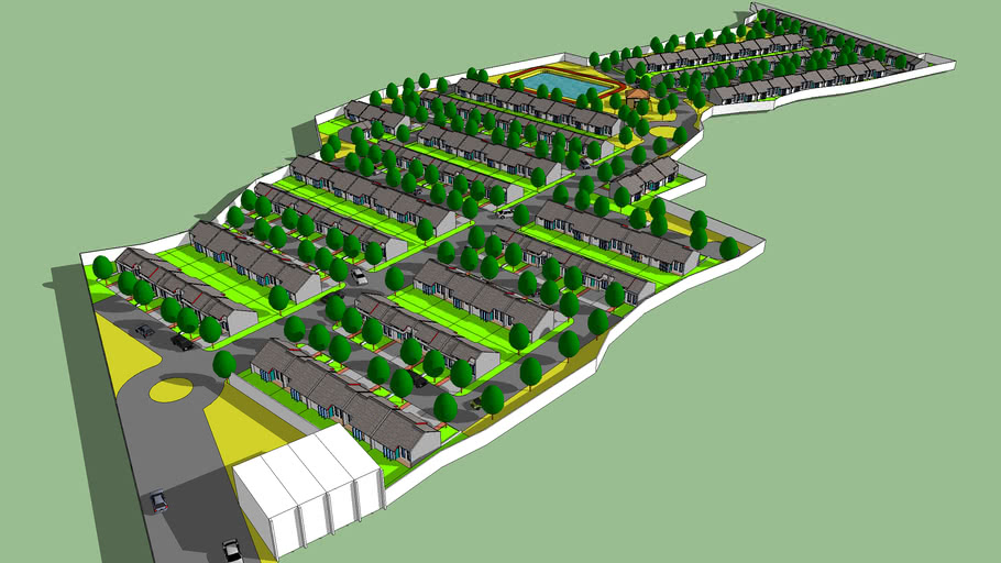Site Plan Taman | 3D Warehouse