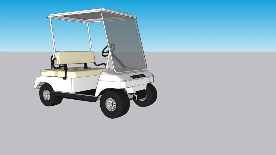 1992 Club Car DS (golf cart) 3D Warehouse