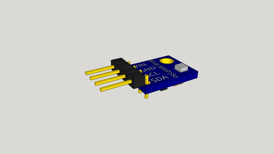 BME280 BMP280 Temperature And Humidity Sensor | 3D Warehouse