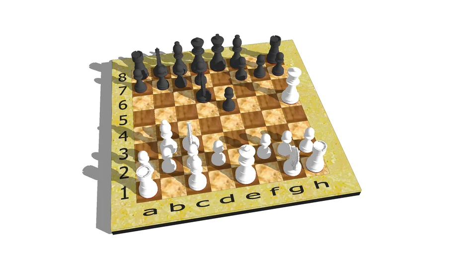 Chess - Open game openings | 3D Warehouse