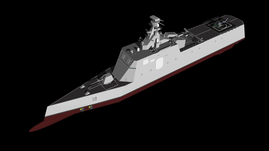 GREEK+NAVY+ADVANCED+STEALTH+FRIGATE+AORATOS+CLASS | 3D Warehouse