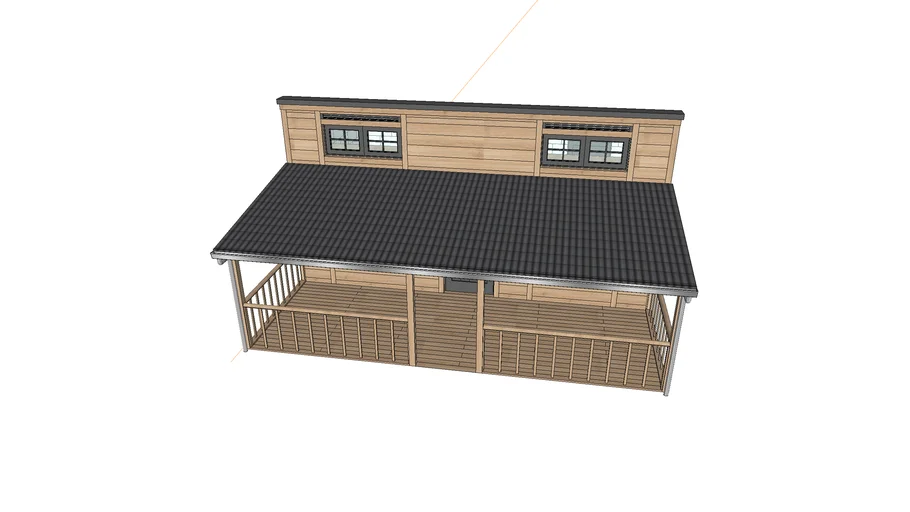 Tuinhuis Met Verdiep | 3D Warehouse