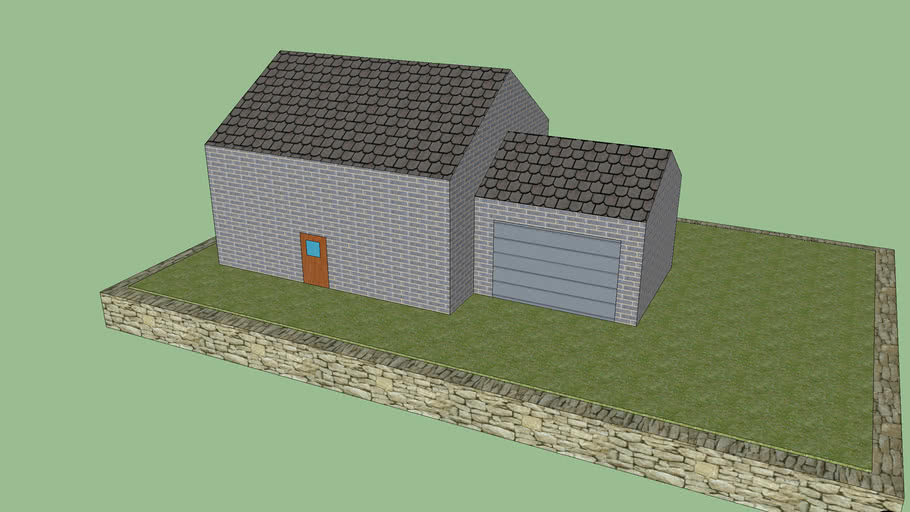 House with Garage | 3D Warehouse
