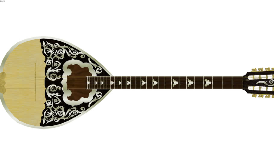greek bouzouki 3D Warehouse