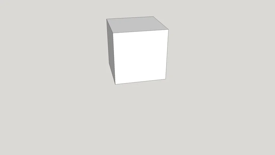 Scale test cube | 3D Warehouse