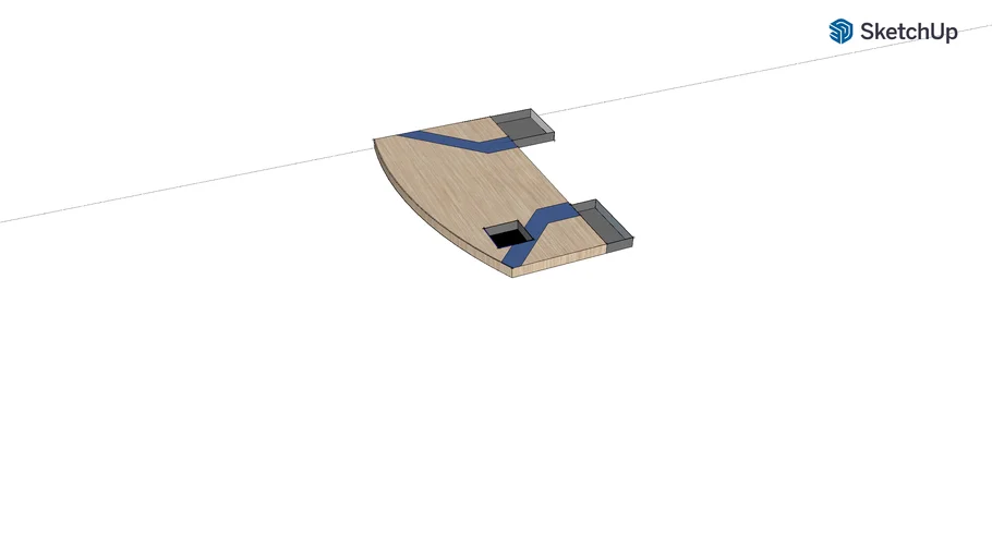 desk pd reuben 2 | 3D Warehouse