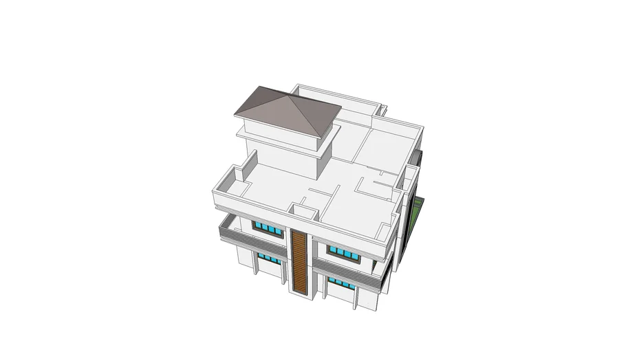 Bunglow Plan 3d Warehouse