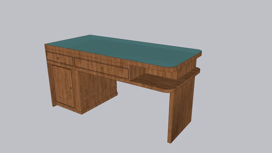 Antique Wood Working Desk | 3D Warehouse