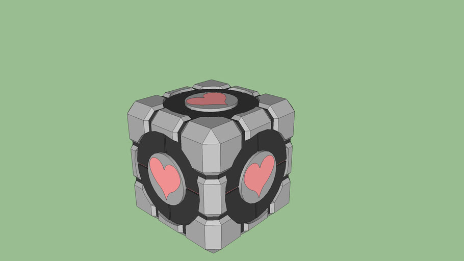 Aperture Science Weighted Companion Cube | 3D Warehouse