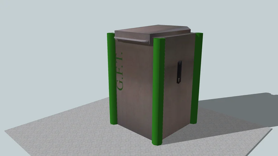 Recycle container GFT type 2 | 3D Warehouse